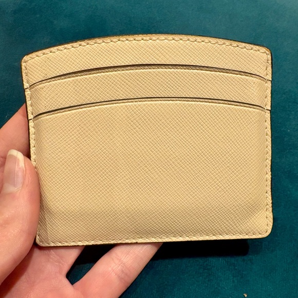 kate spade Cream and Pink Floral Card Holder - Picture 2 of 4